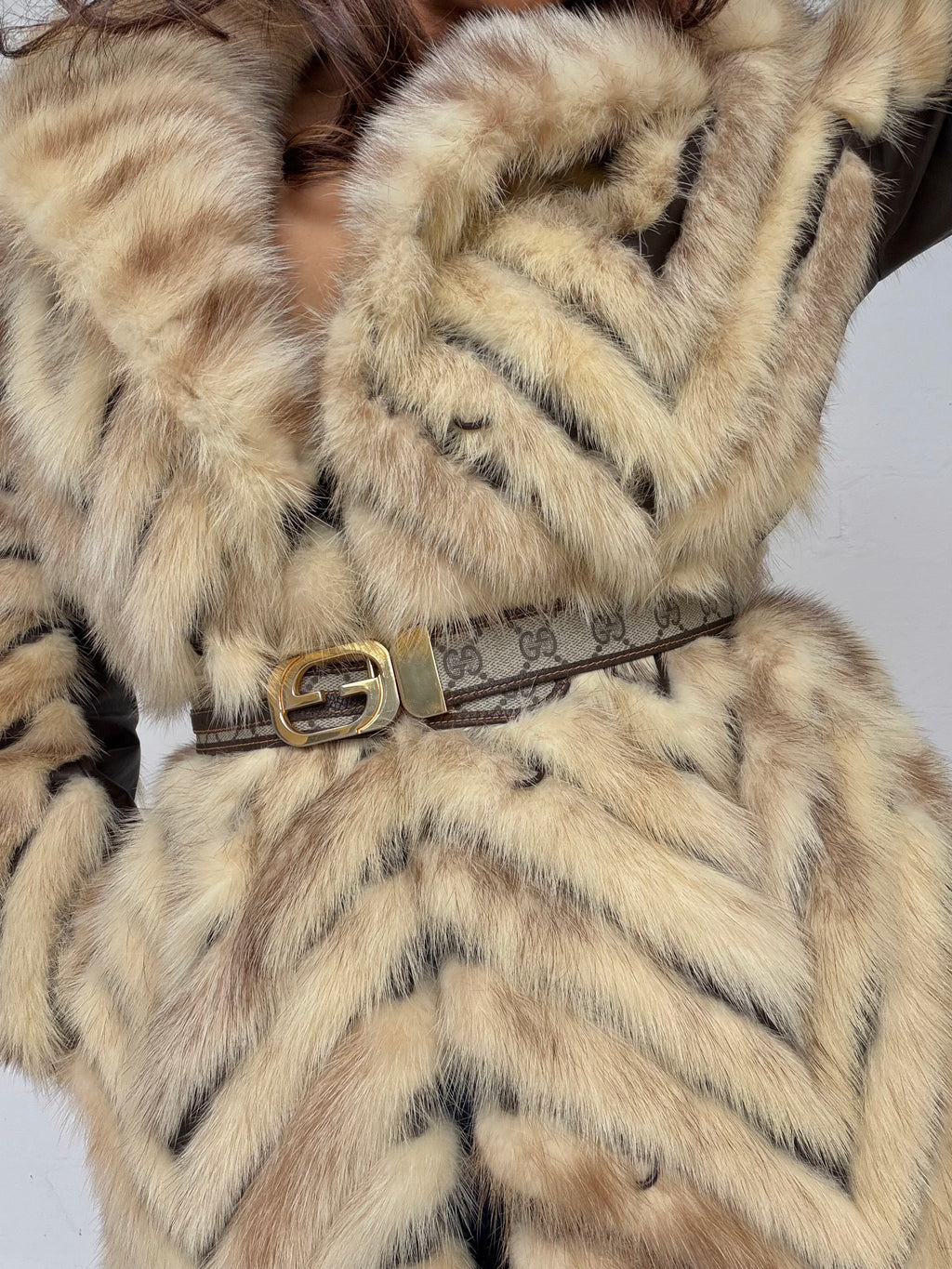 Vintage Gucci Reversible Monogram Belt