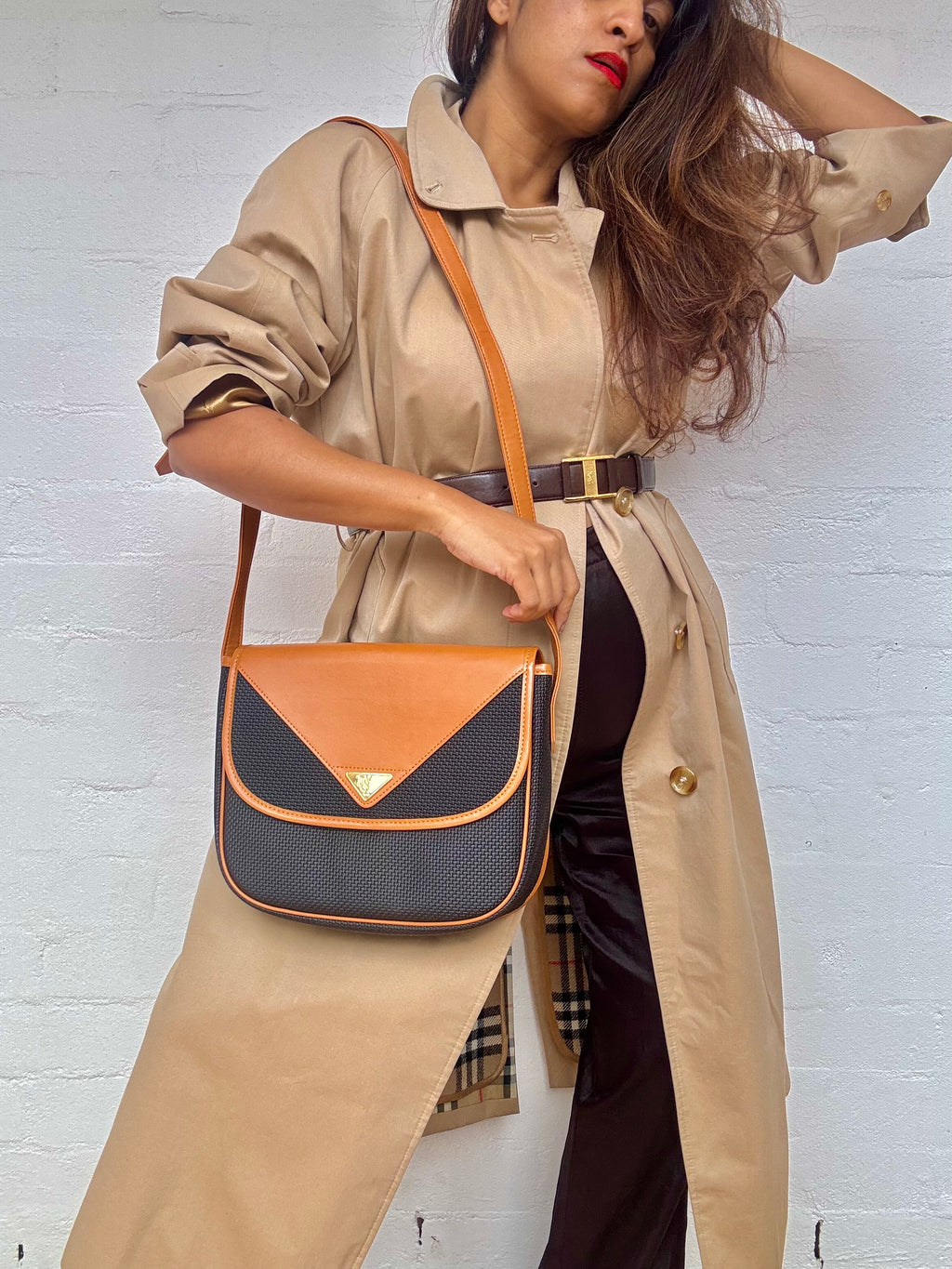 Authentic Vintage YSL Crossbody Bag