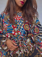 RHODE Caroline Chain Print Mini Dress