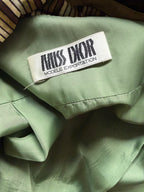Vintage Miss Dior Striped Shirt Dress with Matching Belt