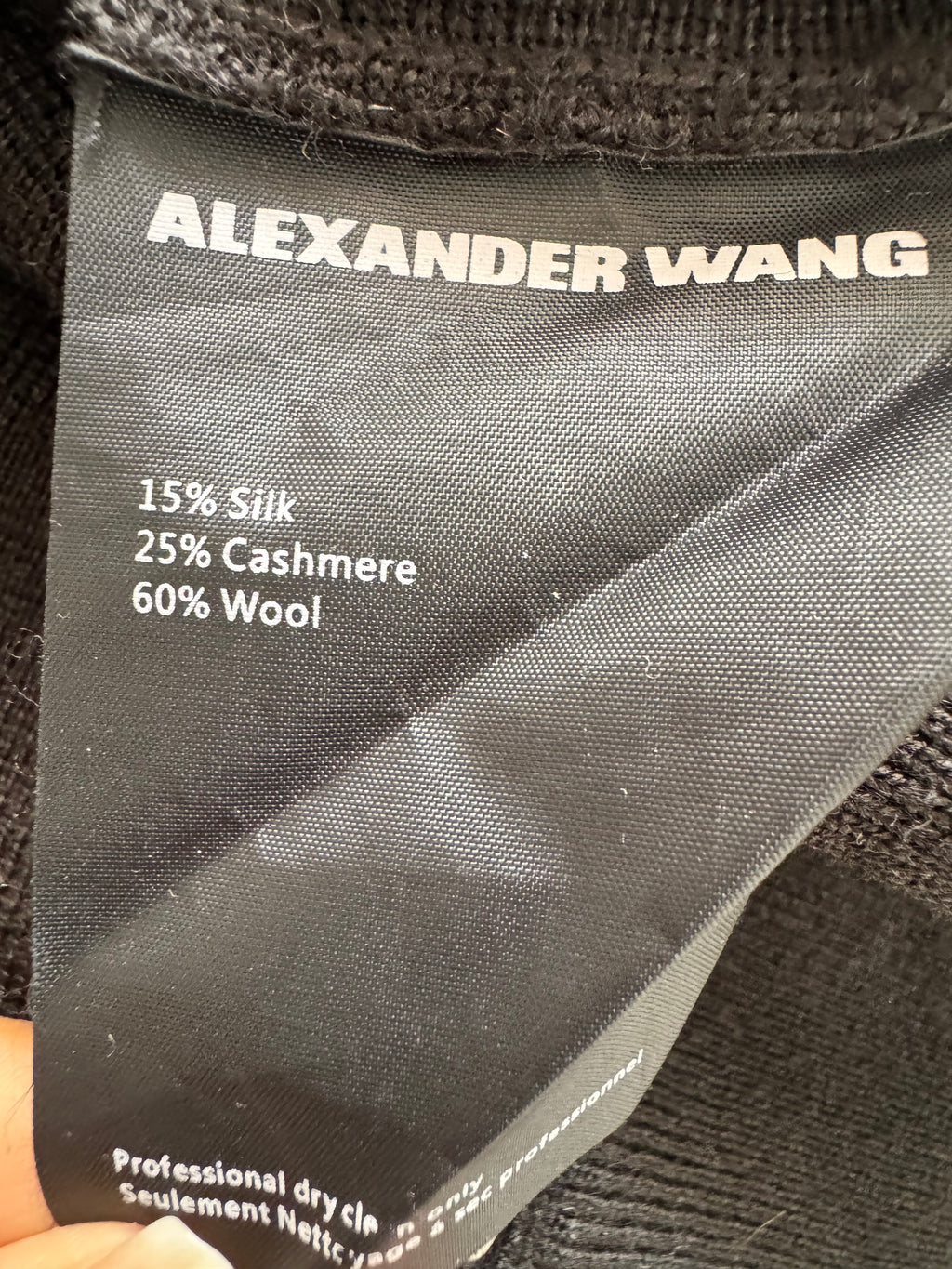 Alexander Wang Silk & Cashmere Jumper - Black