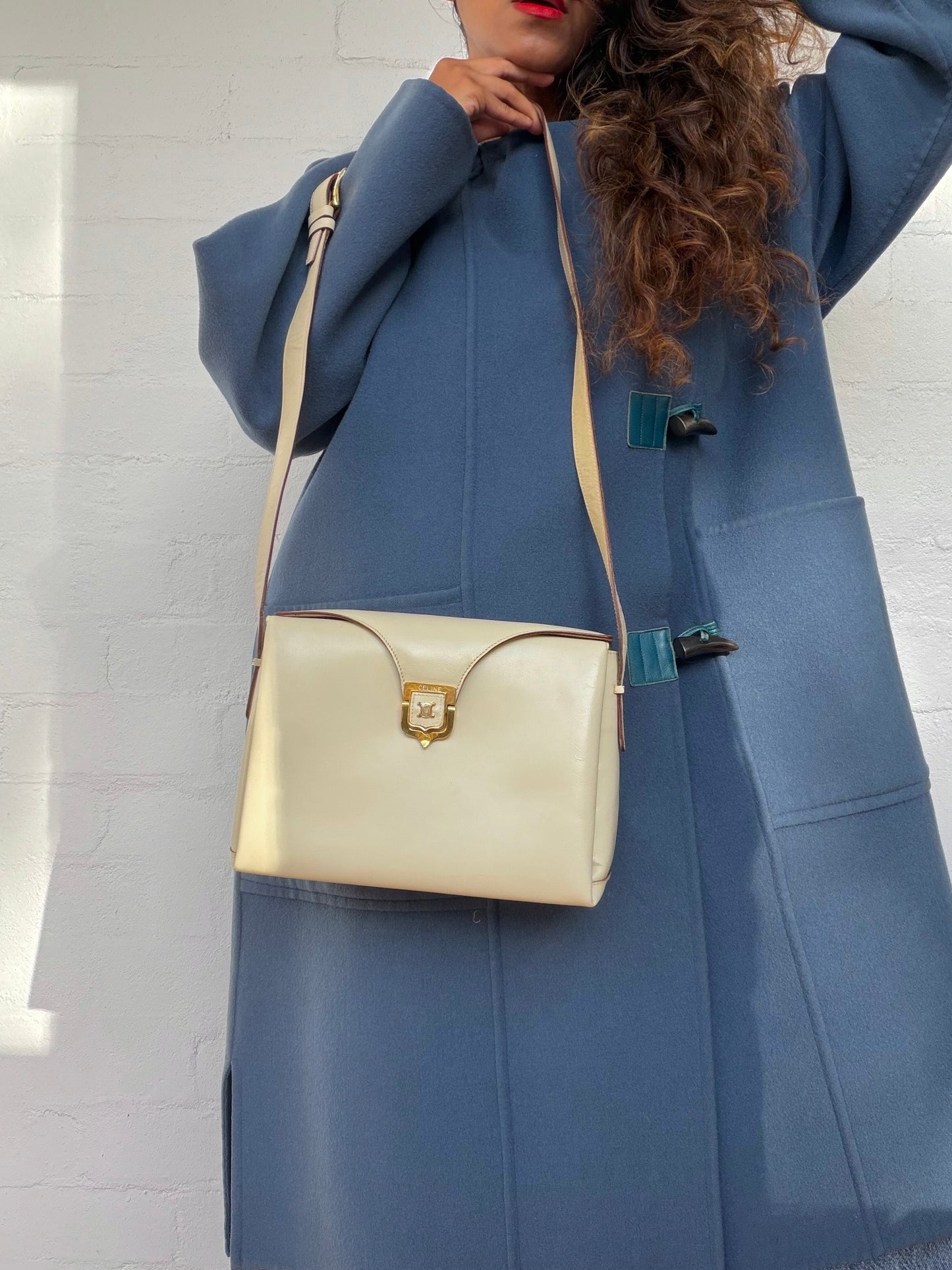 Rare Authentic Vintage Celine Bag - Ivory