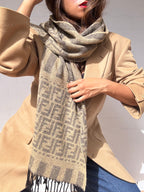 Vintage Fendi Wool Scarf