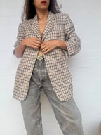 Authentic Dior 90's Check Blazer