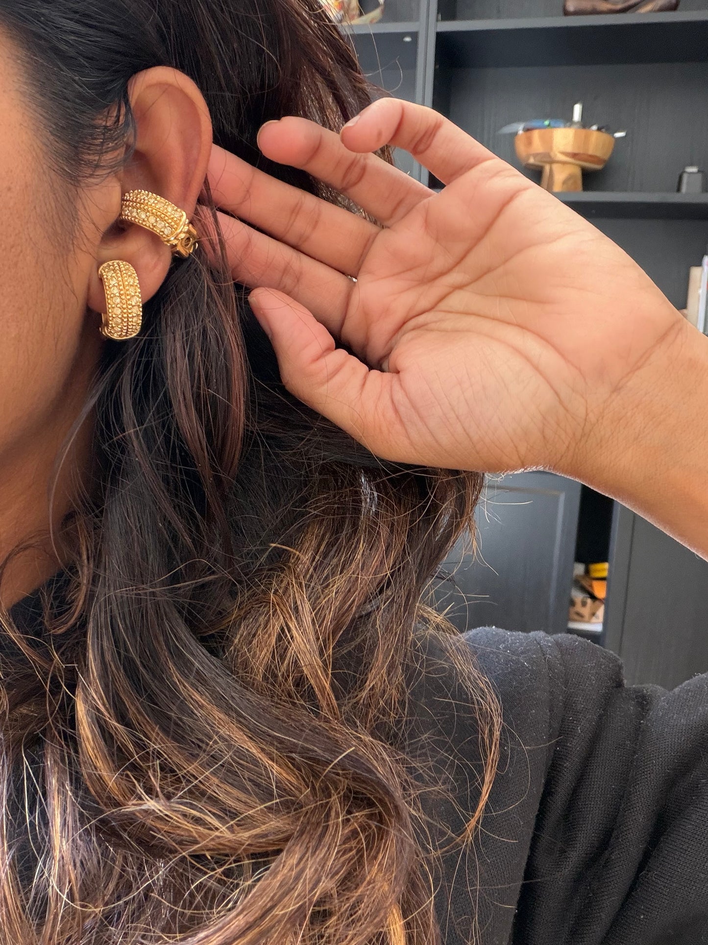 Vintage Christian Dior Clip-On Earrings