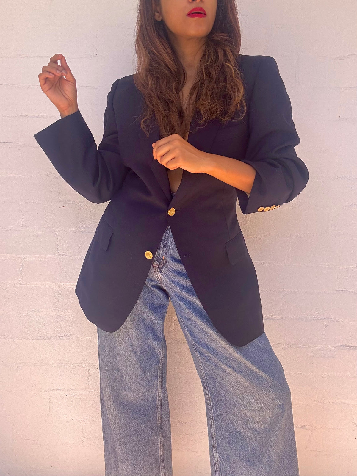 Vintage Burberry’s Mohair Blazer