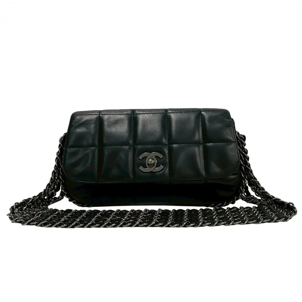 CHANEL Lambskin Chocolate Bar Shoulder Bag  (Collector’s Piece)