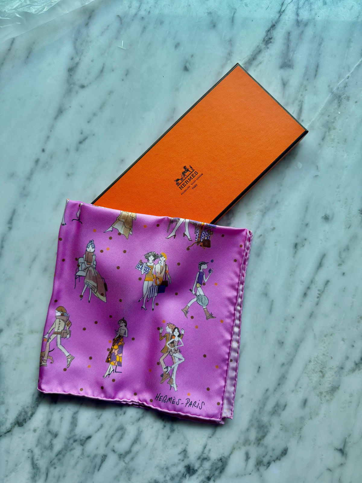 Hermès - Gavroche 45 silk neckerchief