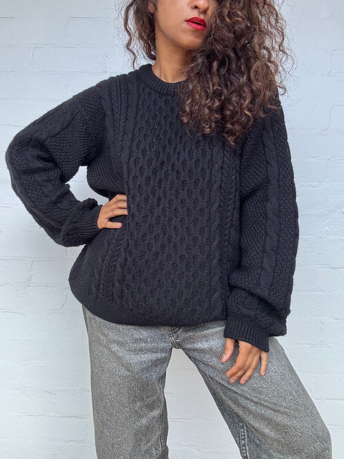 Juliette Hogan Merino Cable Knit Jumper