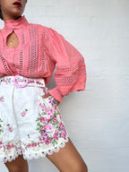 Zimmermann Jude Buttoned Tuck Shorts
