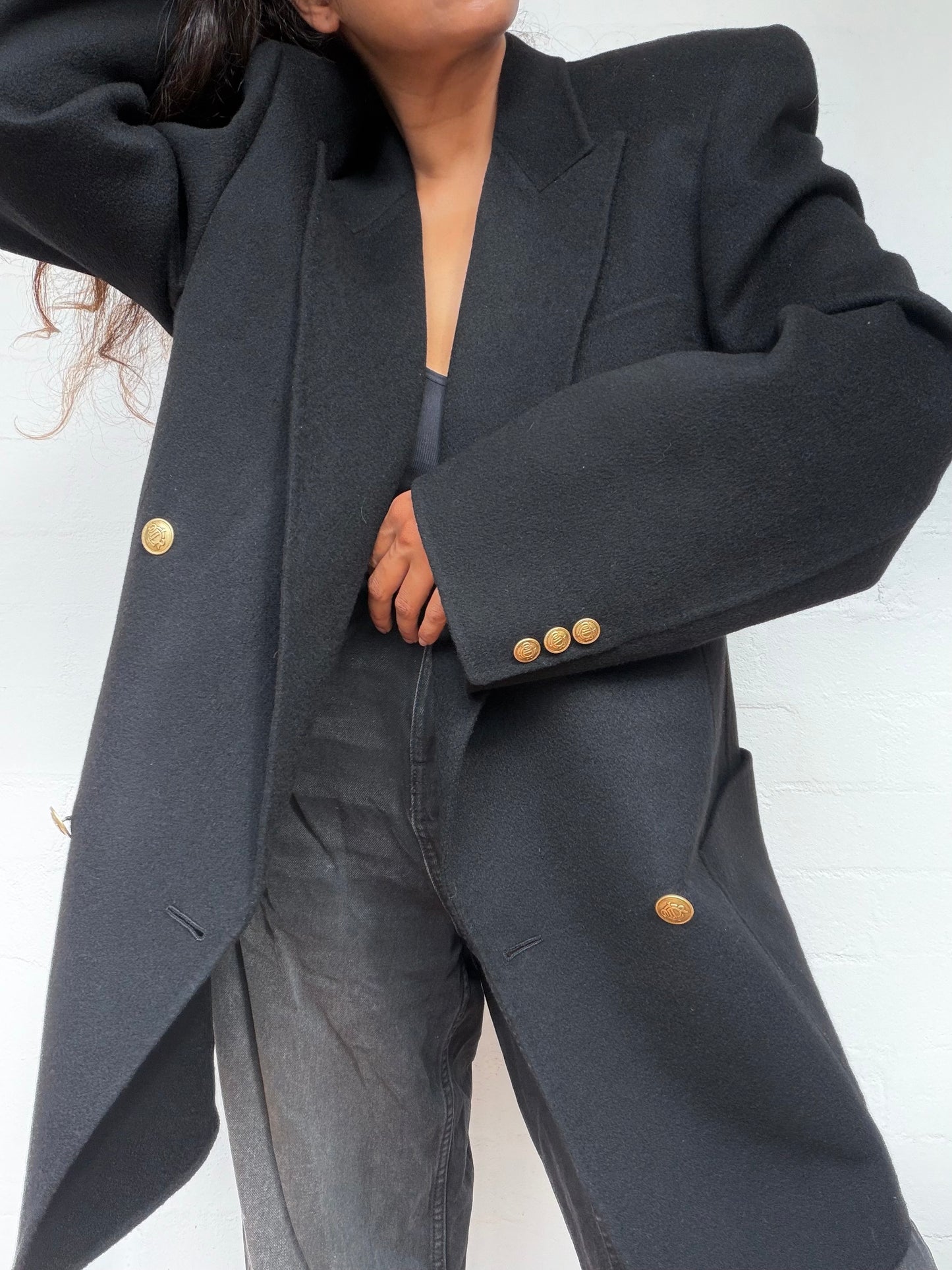 Rare Christian Dior Double-breasted tailored Blazer - Black