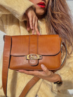 Vintage Celine Horse Carriage Bag - Brown