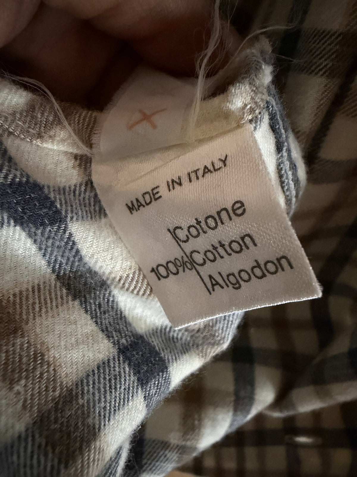 Fendi Check Cotton Shirt