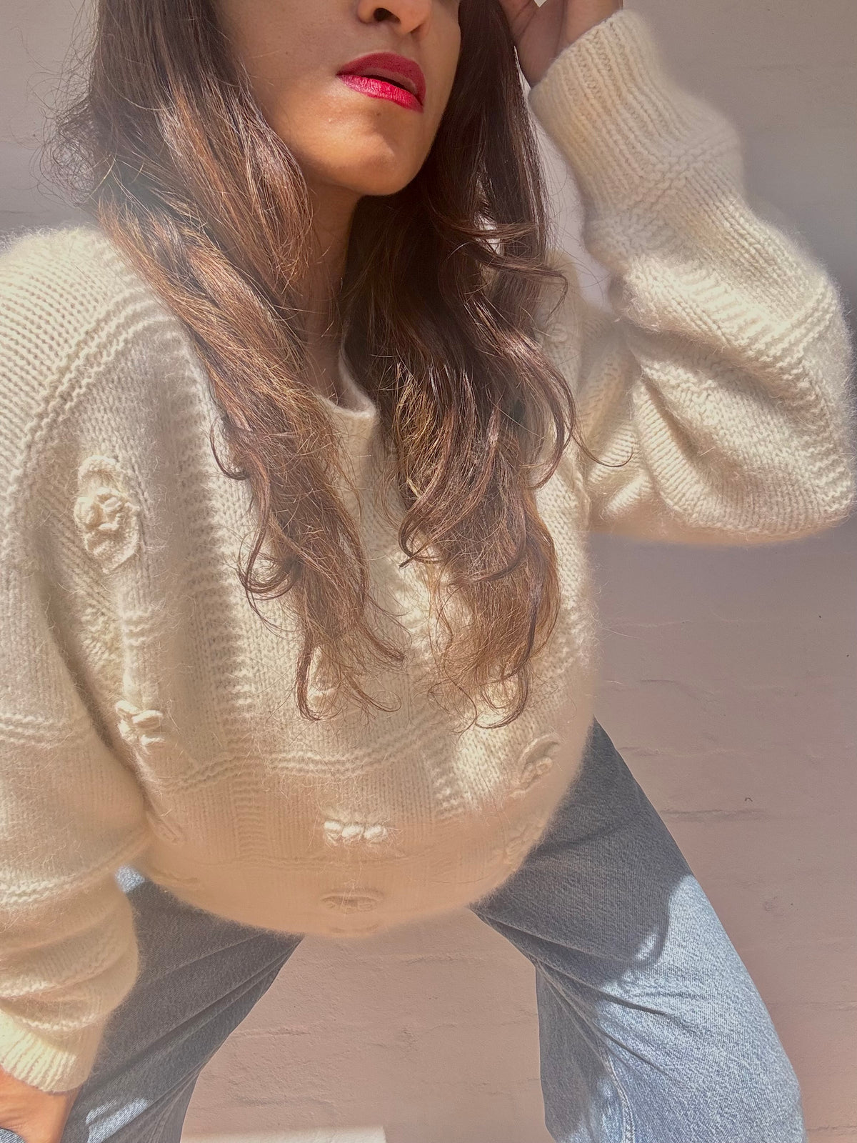 Vintage Angora Wool Jumper