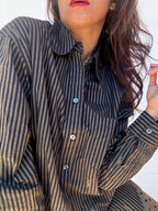 90's Vintage FENDI Striped Shirt