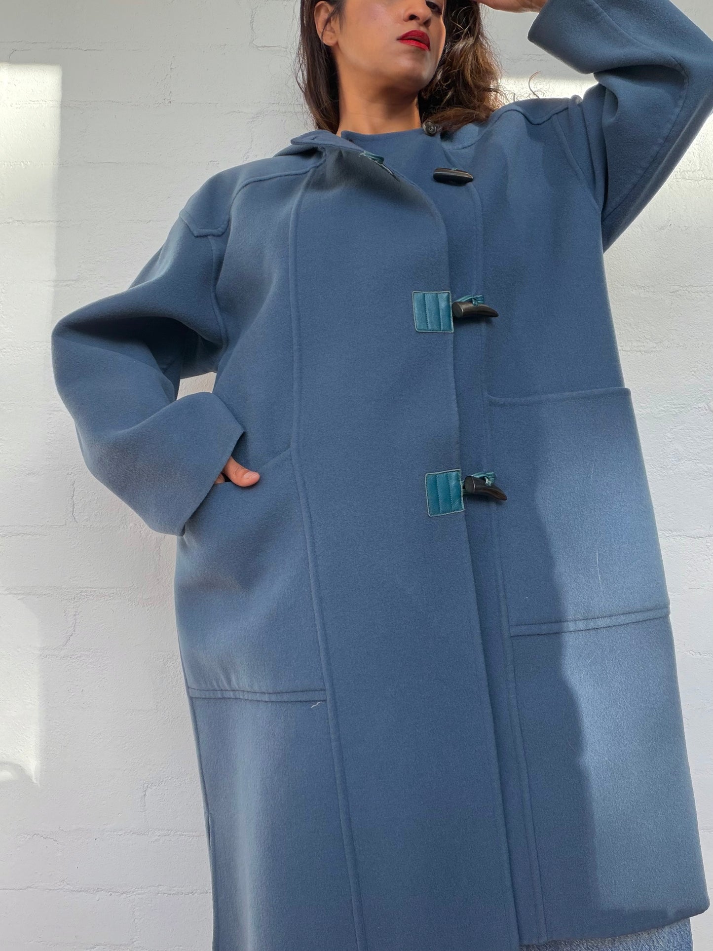 Burberry Duffle Coat - Airforce Blue