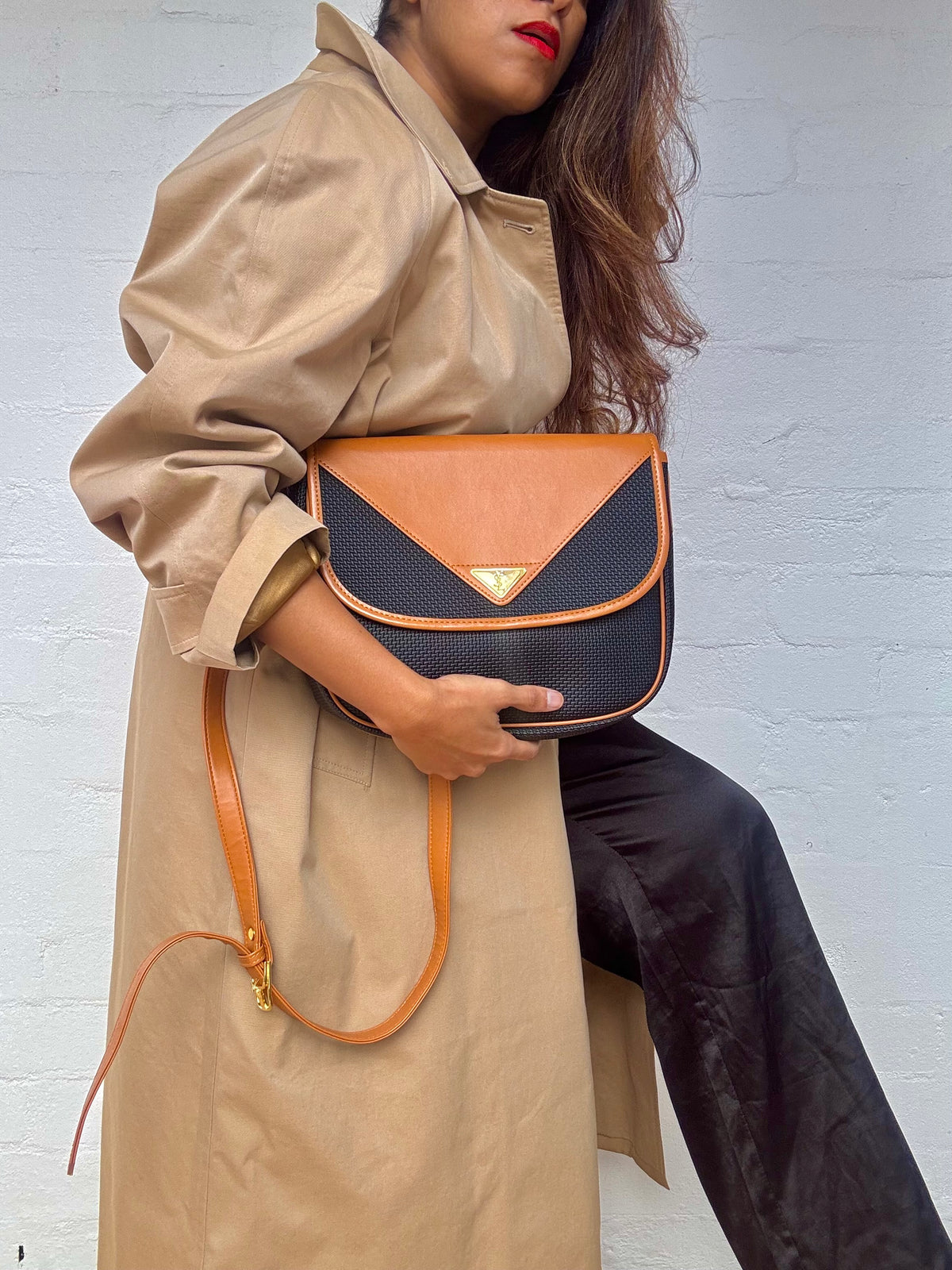 Authentic Vintage YSL Crossbody Bag