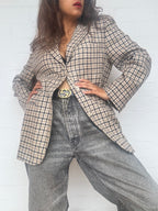 Authentic Dior 90's Check Blazer