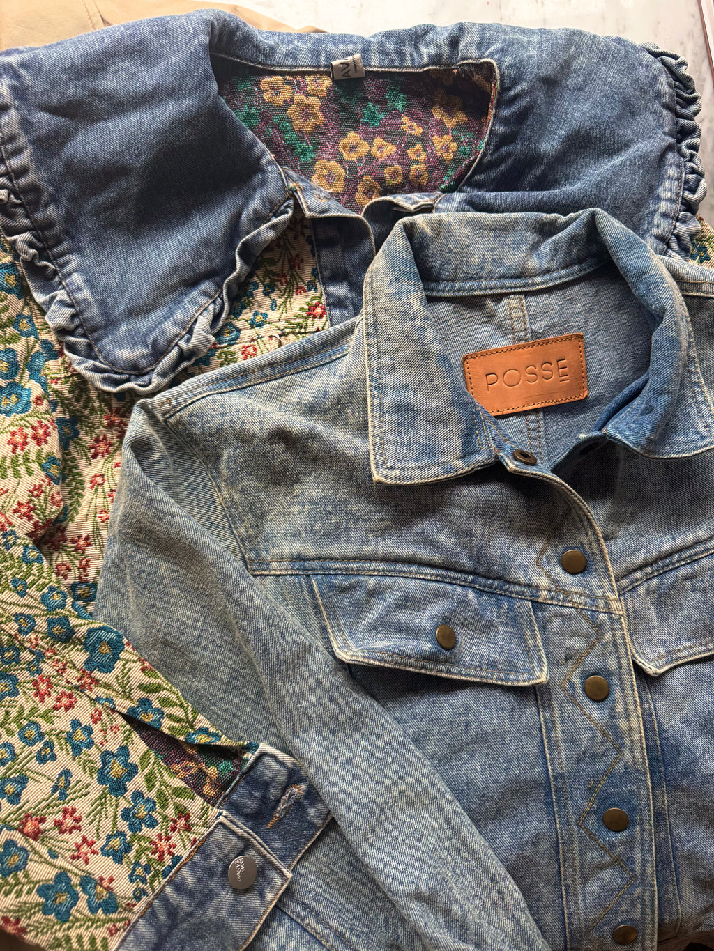 Posse - Cropped Denim Jacket