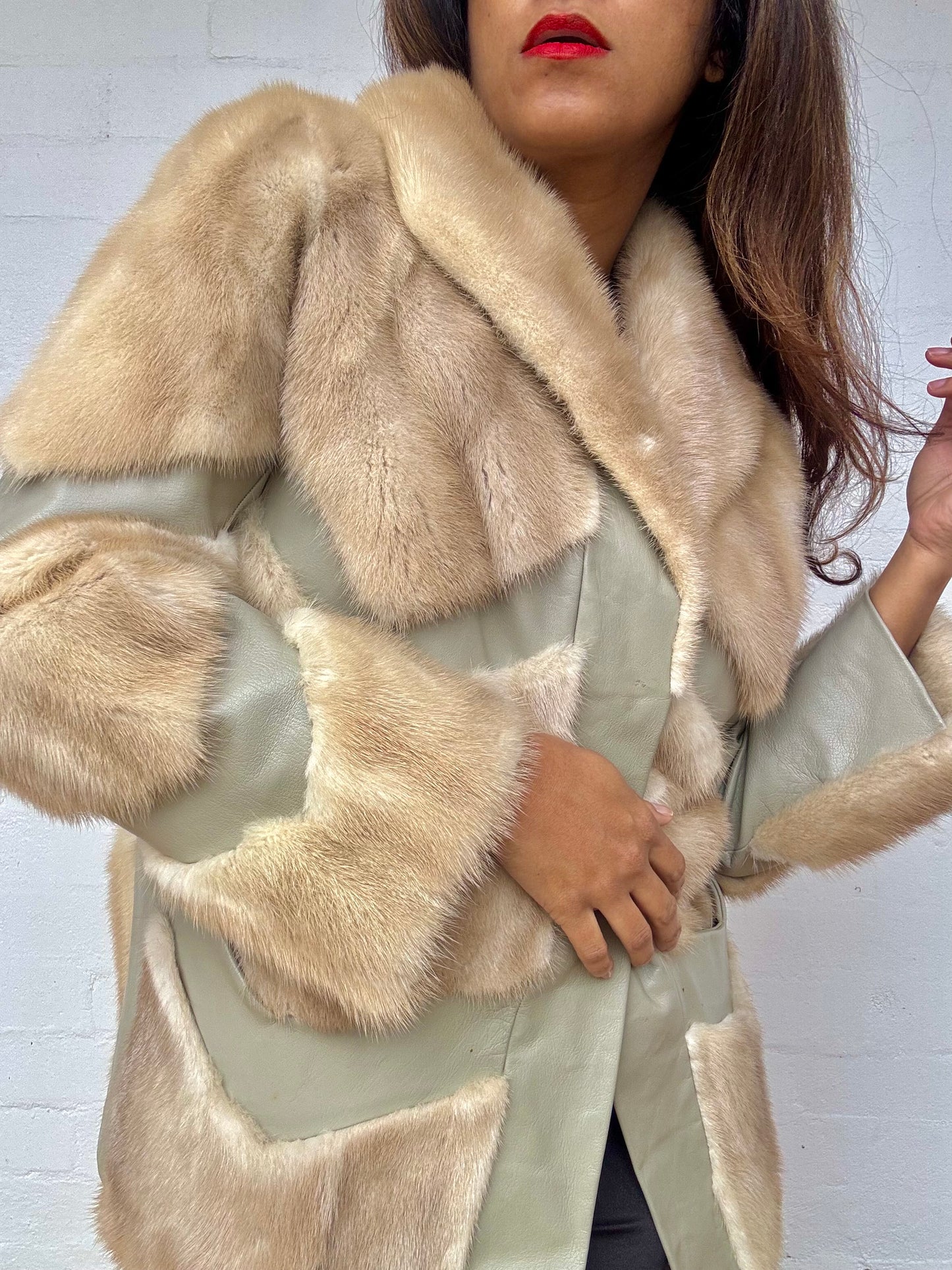 Vintage 1970s Fur Coat