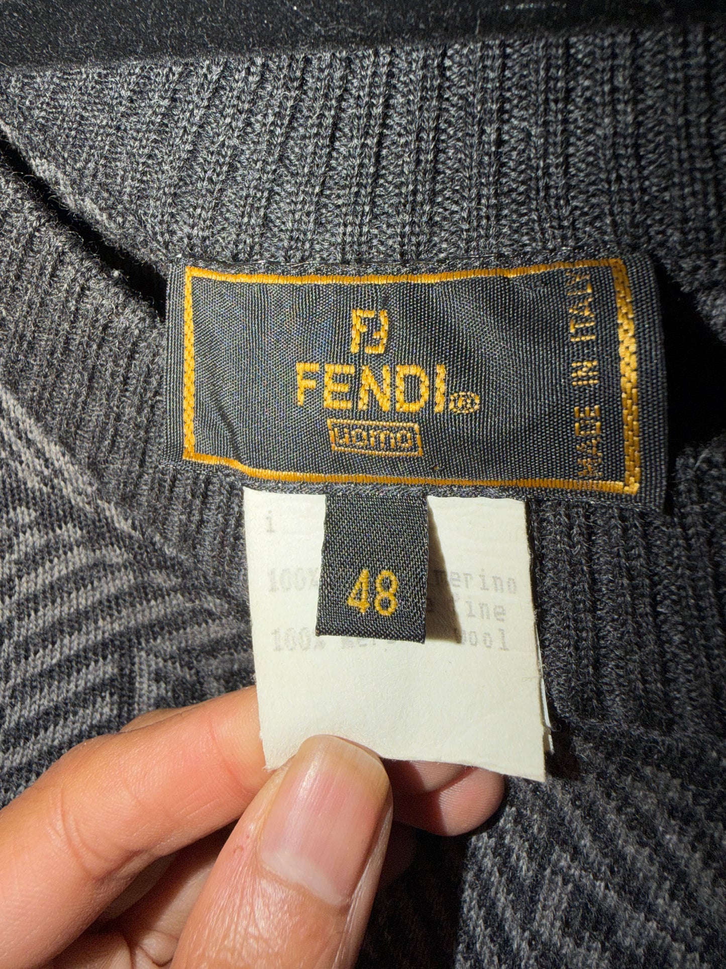 Fendi Zucca Merino Wool Jumper