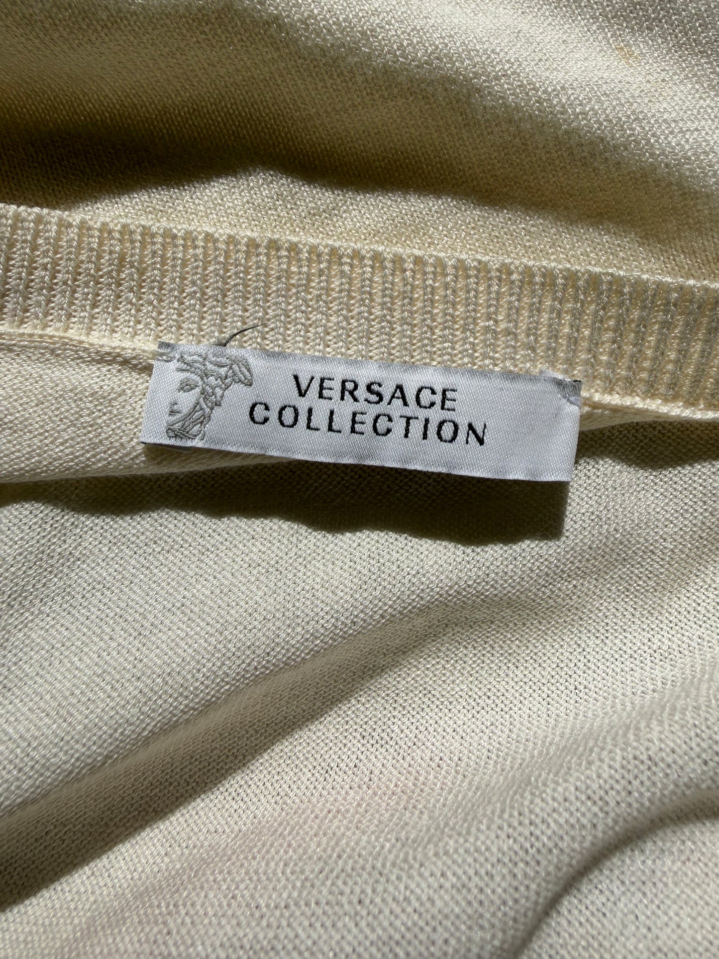 Versace Silk Knit Cardigan