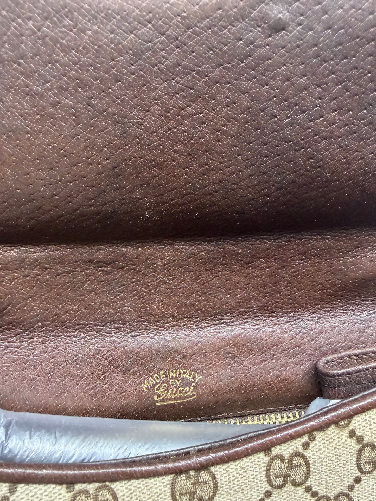 Vintage Gucci Monogram Crossbody Bag