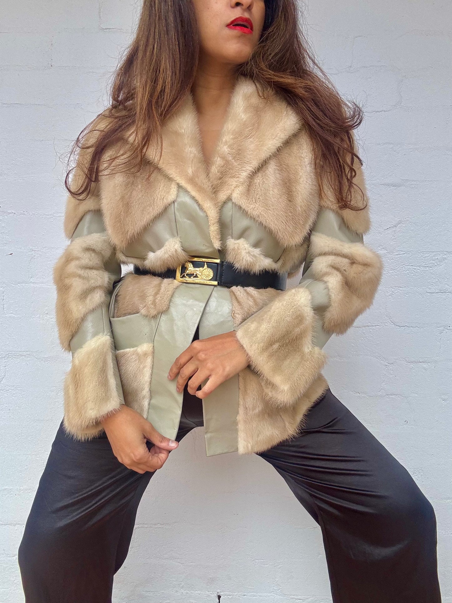 Vintage 1970s Fur Coat