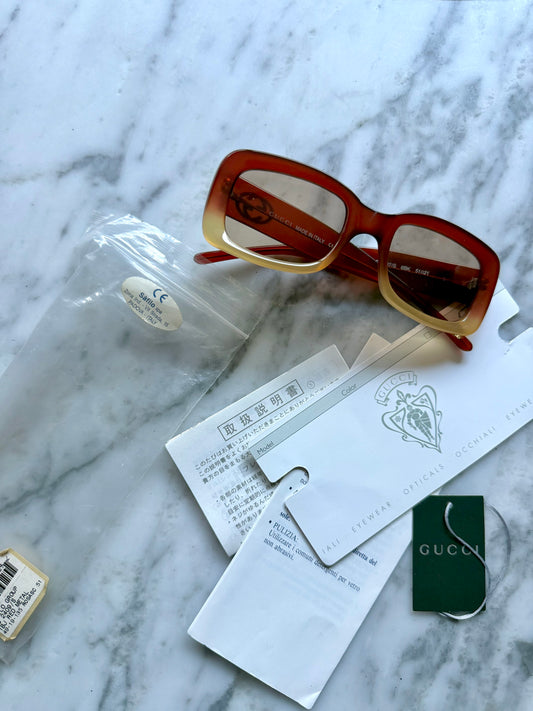 Vintage Gucci Oversized Gradient Sunglasses