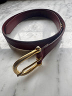 Vintage CELINE Carriage - Bordeaux Belt