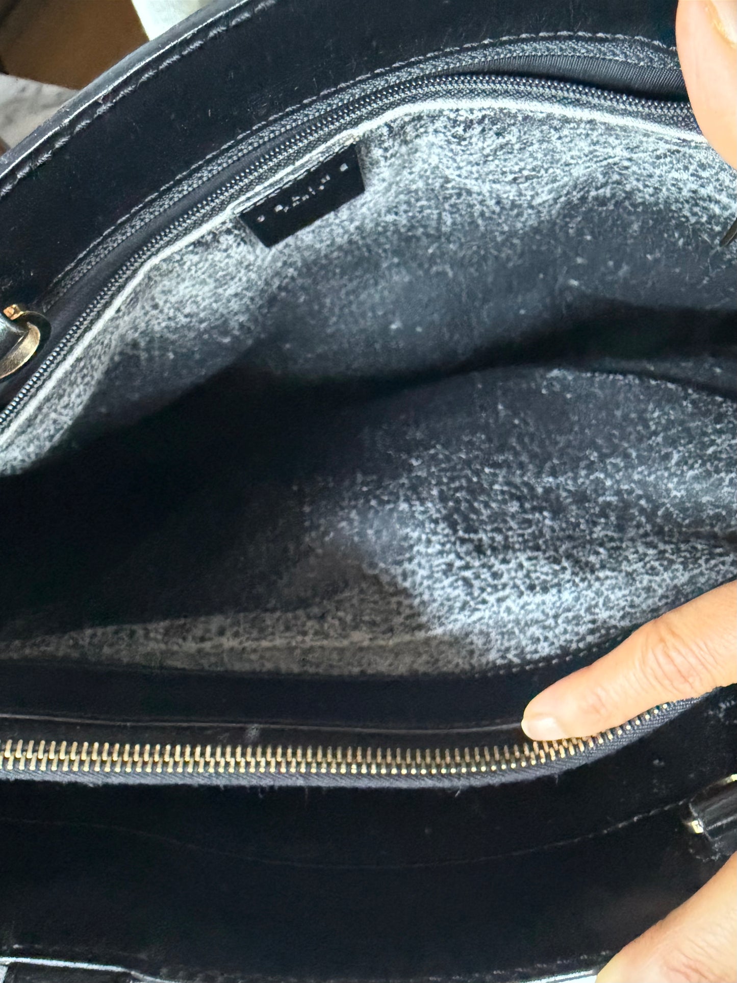 Vintage Celine Macadam Tote - Black