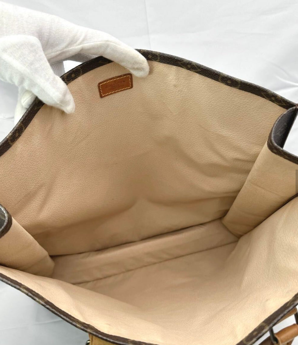 Louis Vuitton Monogram Sac Plat Tote Handbag