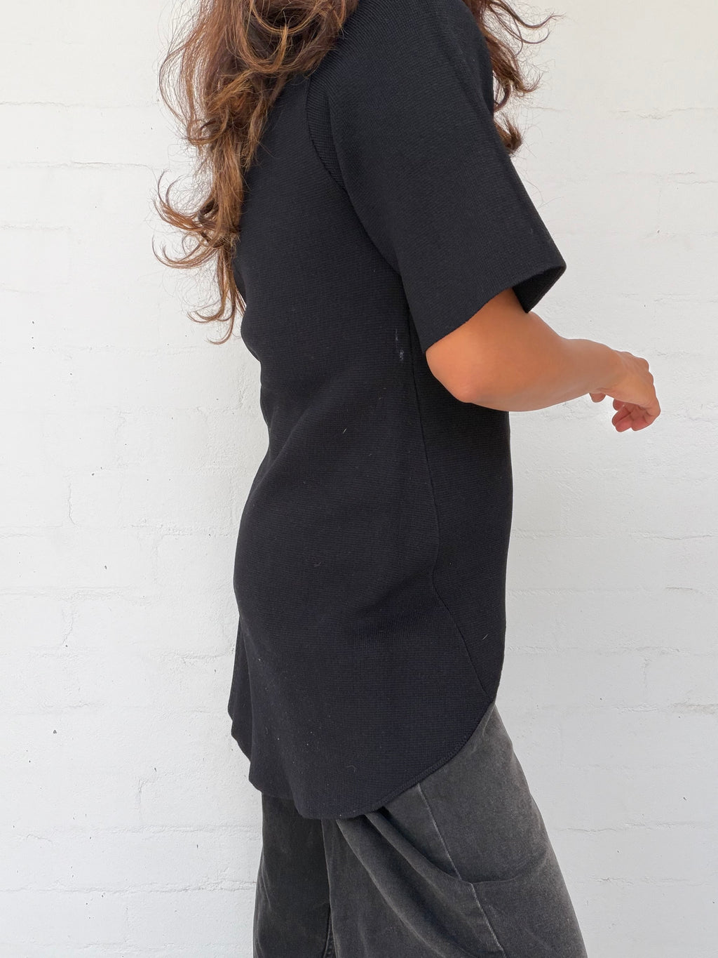 Scanlan and Theodore Knit Top - Black