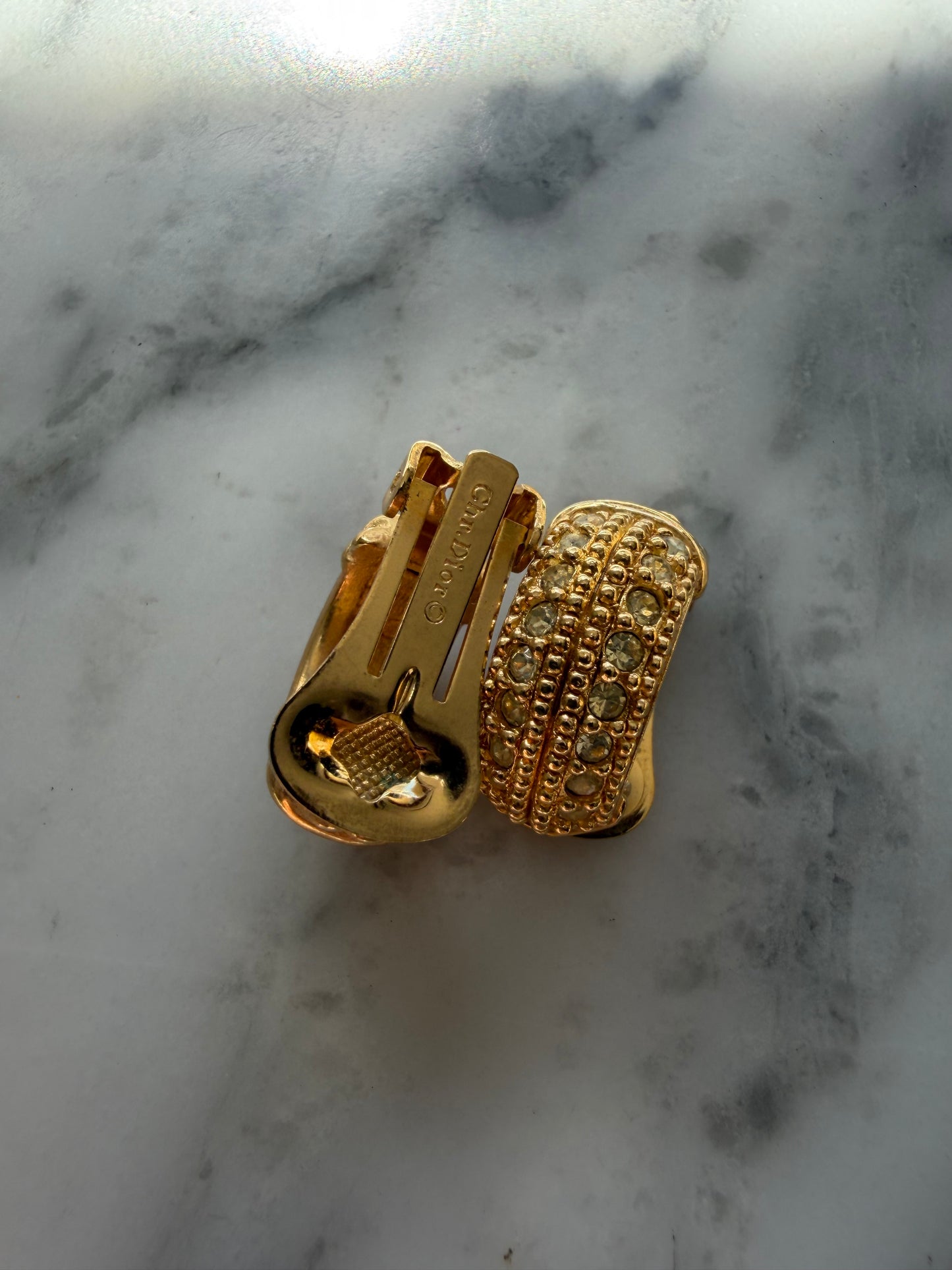 Vintage Christian Dior Clip-On Earrings