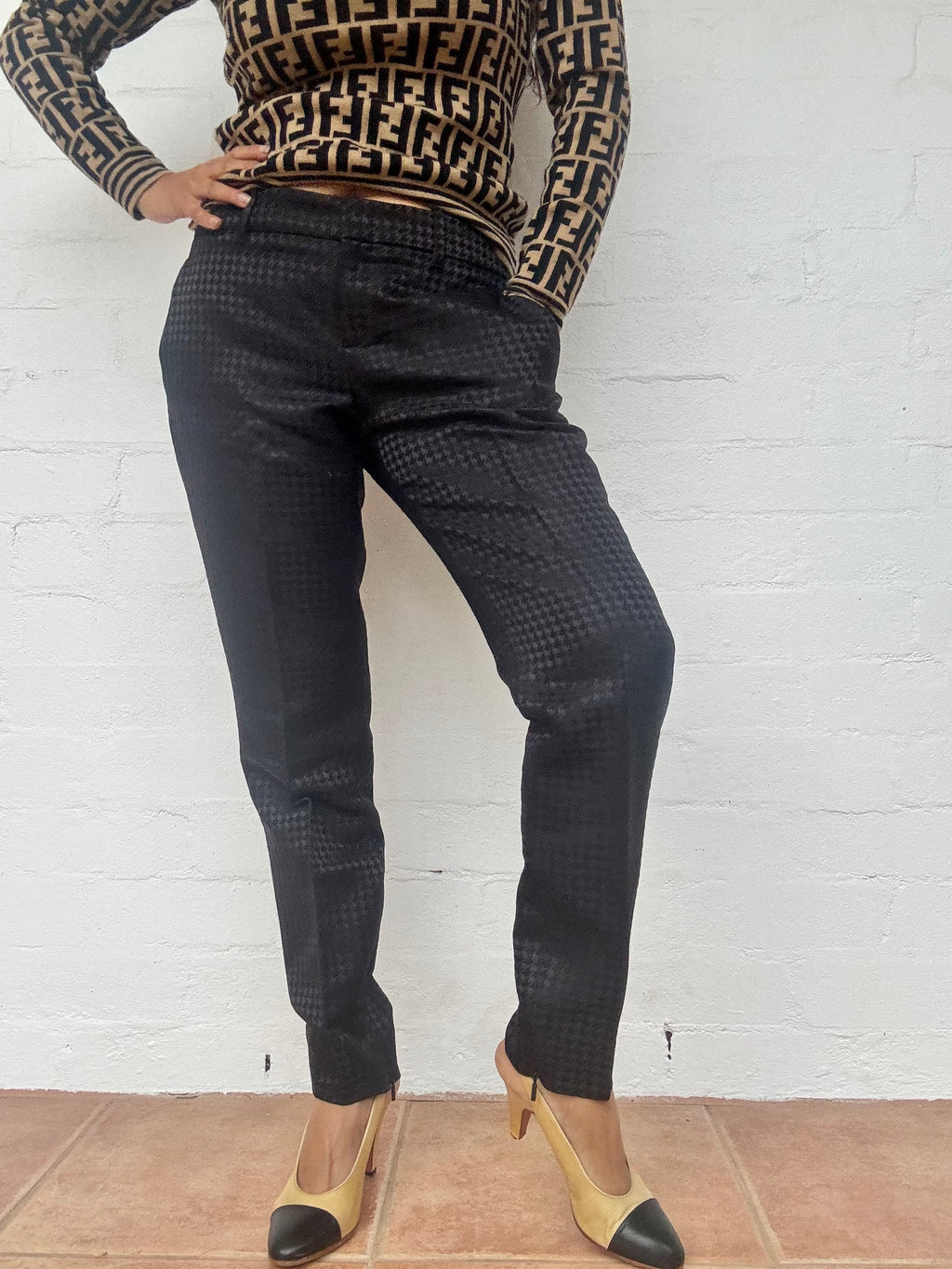 Gucci Wool & Silk Trousers