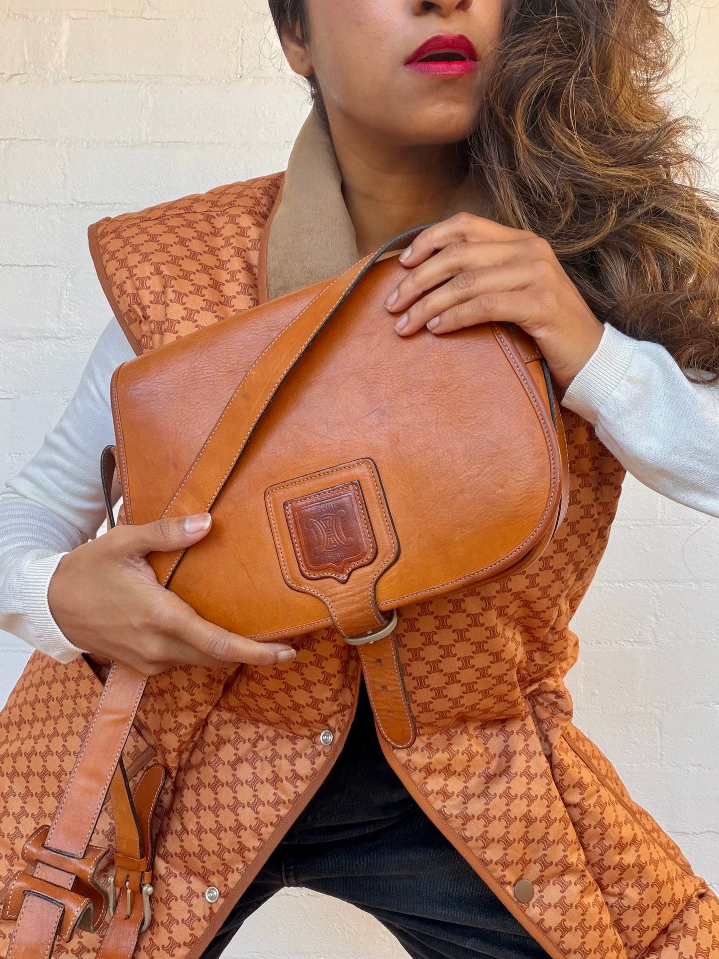 Vintage Celine Leather Bag