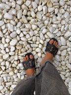 Hermès Aloha Sandals Black