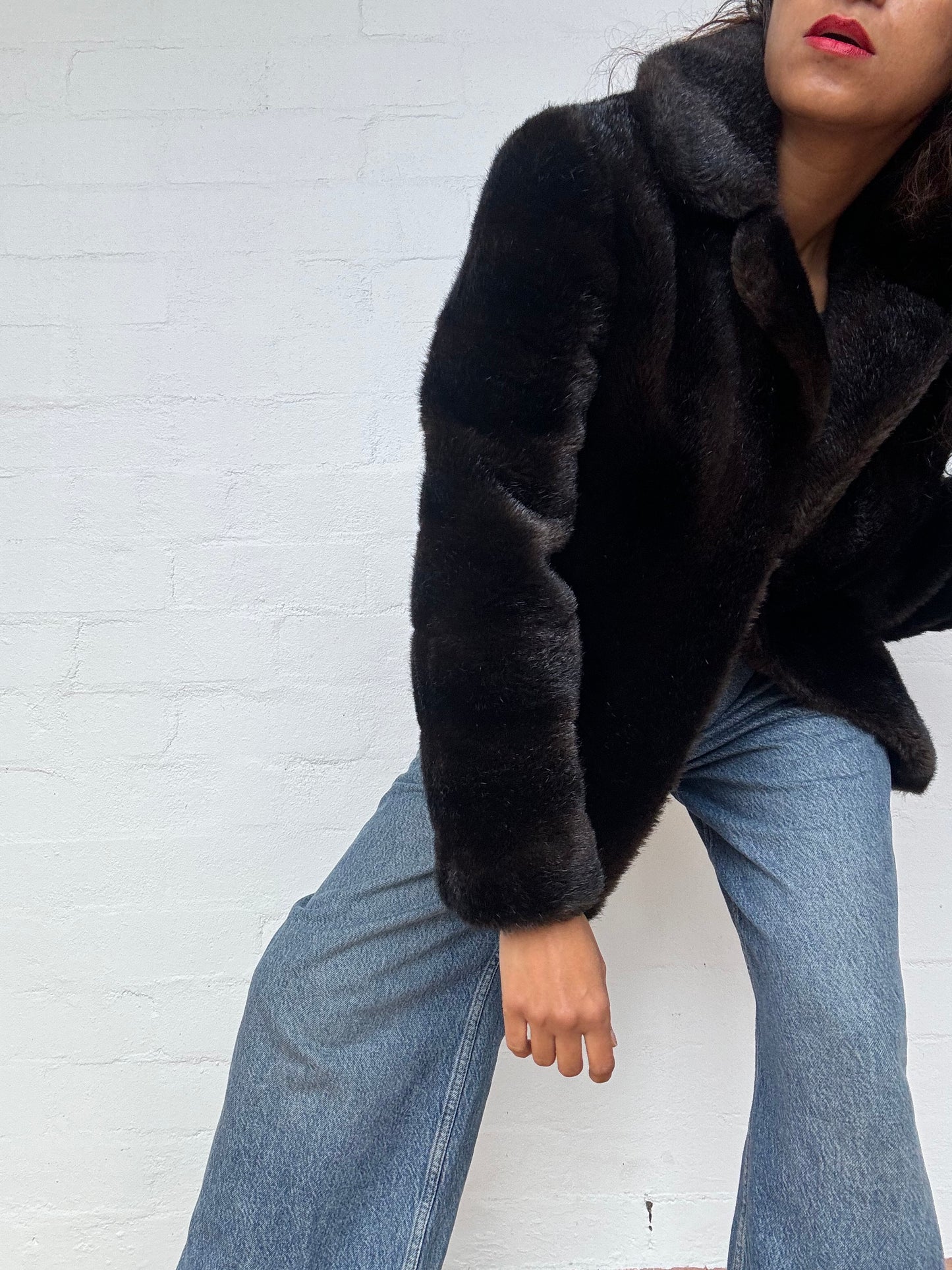 Vintage Faux Fur Jacket
