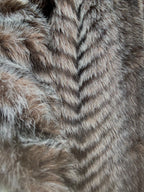 Vintage Parisian Faux Fur Coat