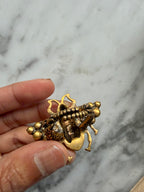 Gucci Bee Ring with Pearls & Crystals