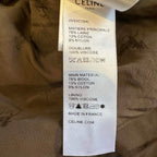 CELINE Chasseur Jacket Bouclé Tweed Khaki