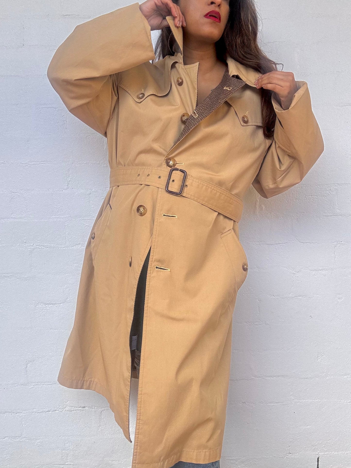 Christian Dior Trench Coat with Wool Lininig