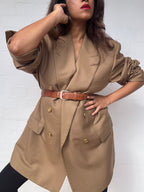 Vintage Dior Wool Blazer - Khaki