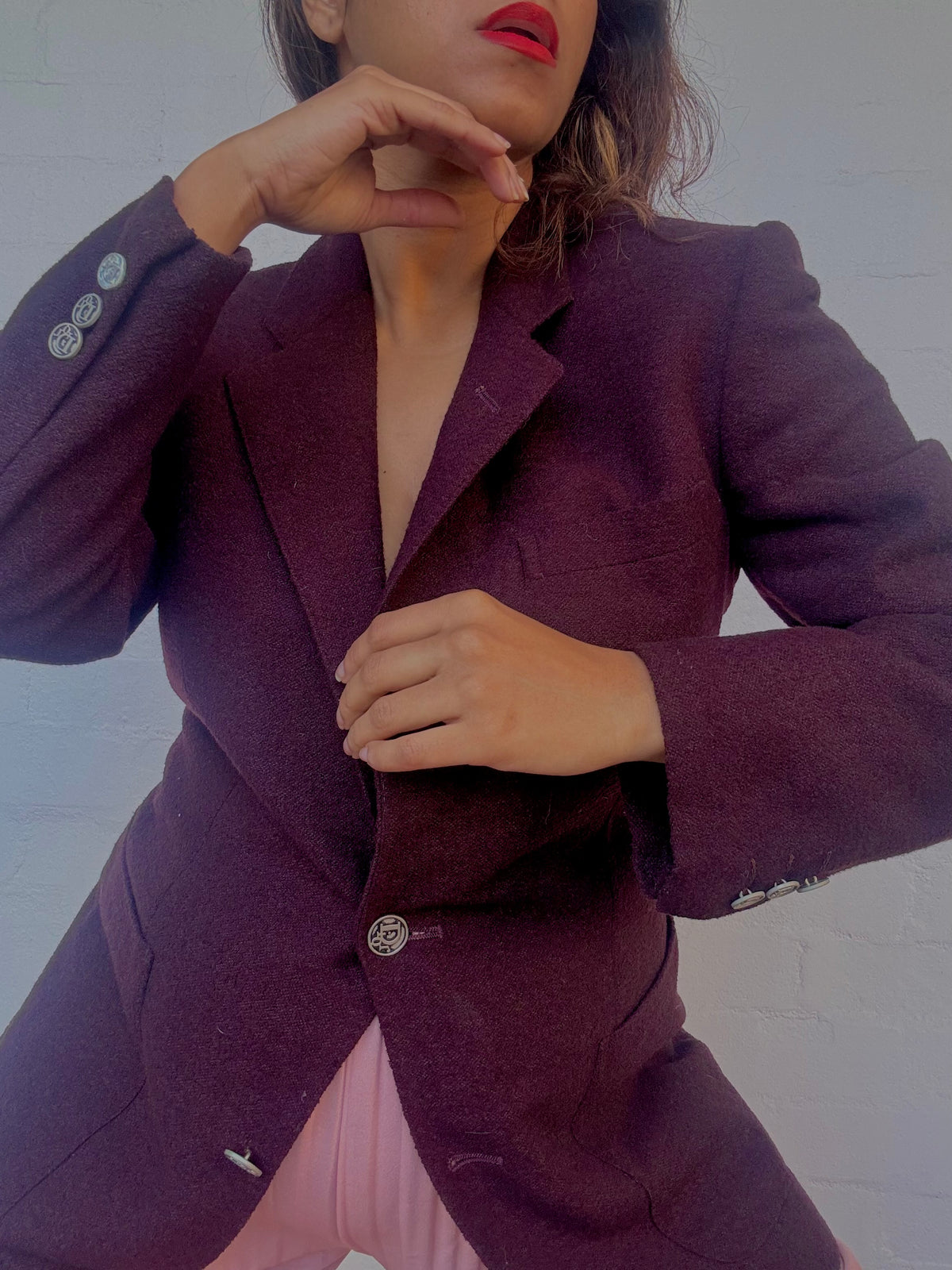 80's Vintage Dior Wool Blazer
