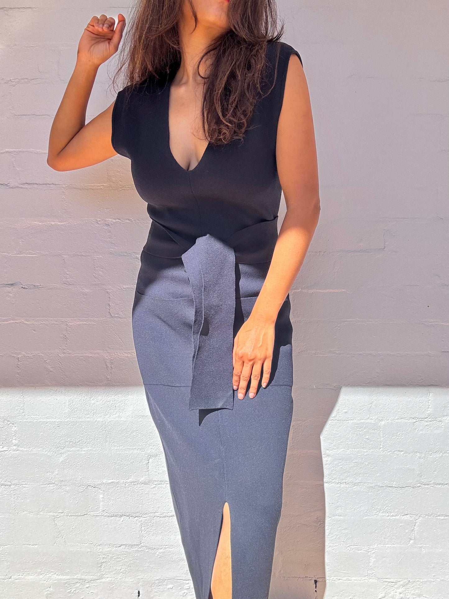 Scanlan & Theodore Crepe Knit Dress