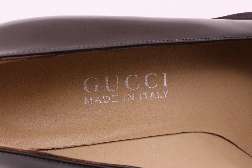 Brown Gucci Pumps with Box