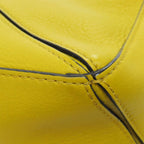 LOEWE Calfskin Yellow Puzzle Mini Bag