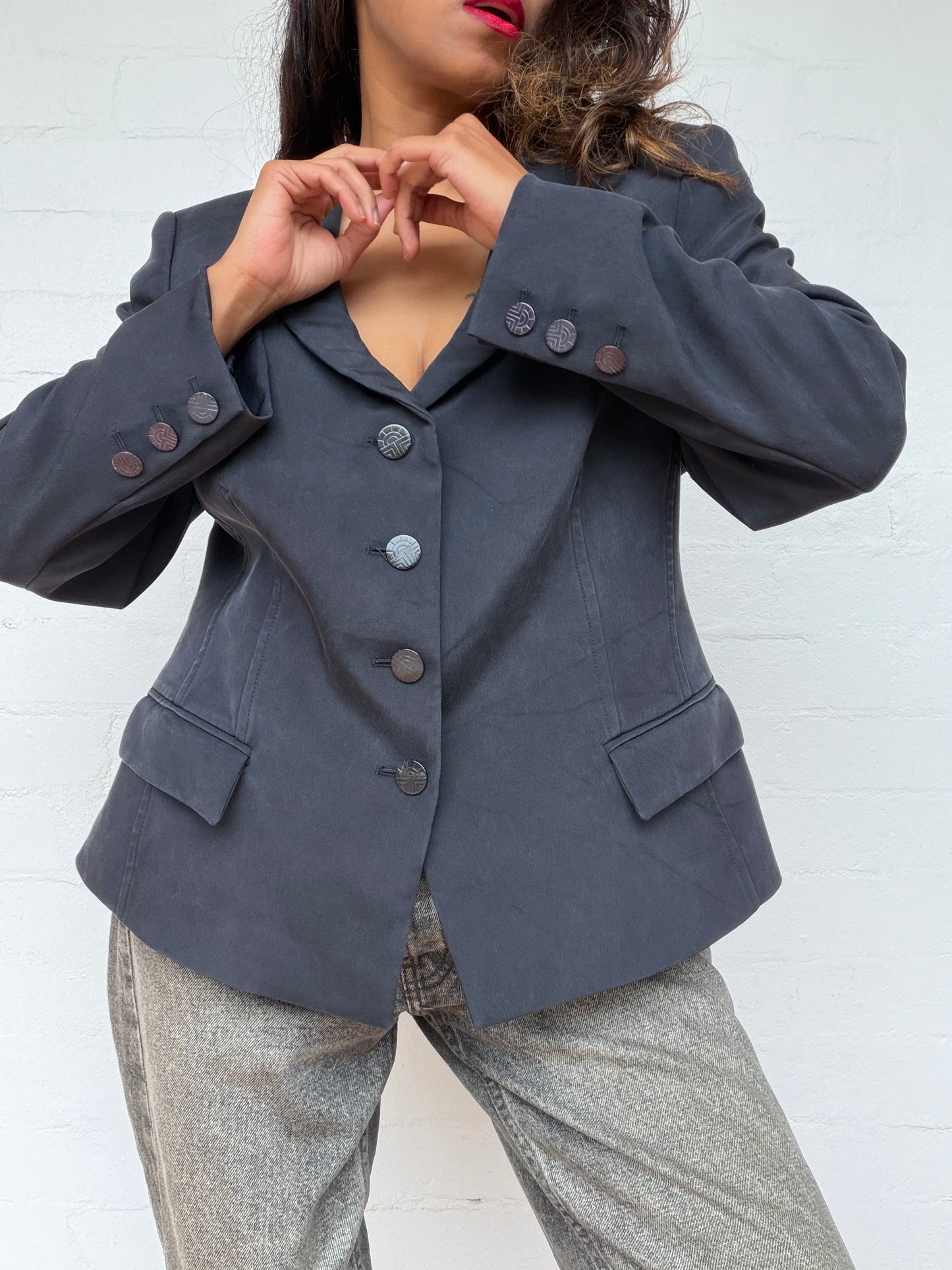 Vintage FERAUD Paris Silk Blazer