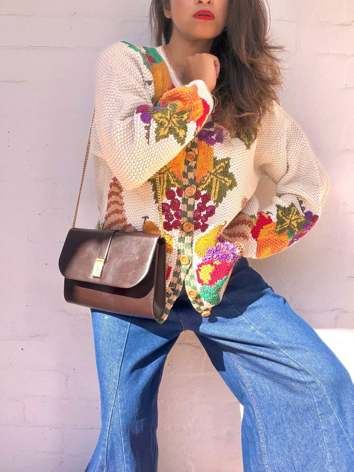 Vintage Christian Dior Bag -  Dark Brown