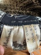 Vintage Reversible Mohair Coat -  Made in England